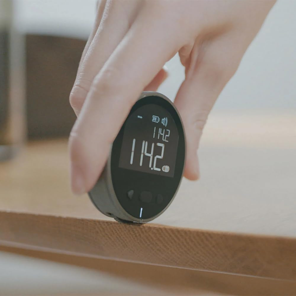 8-In-1 Elektronisches Lineal, Lcd-Display, Entfernungsmesser, Hochpräzises Hand-Längenmesswerkzeug Für Ebene Kurvenmessungen