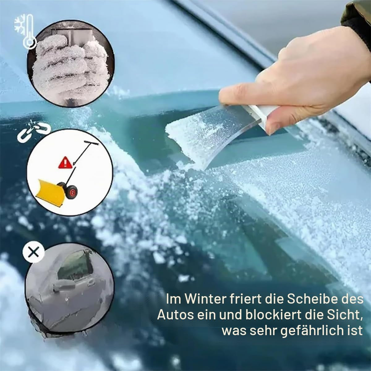 Electromagnetic Wave anti Freezing and Snow Removal Device,2025 New Antifreeze Snow Removal Device,Anti-Freeze Electromagnetic Car Snow Removal Device,Antifreeze Snow Removal Instrument (1 Pcs)