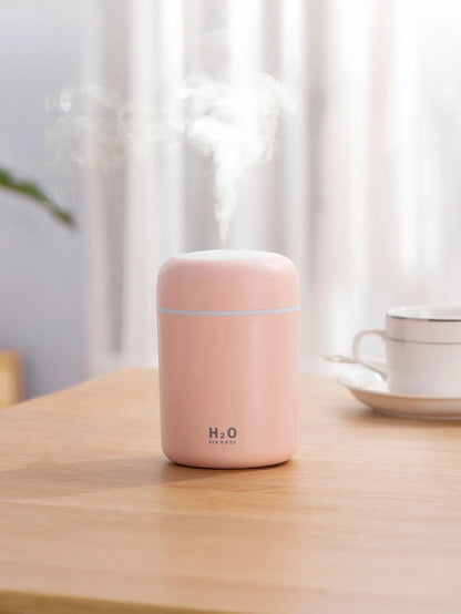 300Ml Aromatherapy Diffuser Humidifier Air Purifier Car Home Use Seven-Color Light Aromatherapy Essential Oil