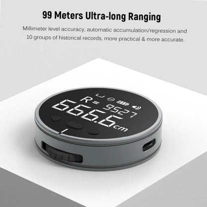 8-In-1 Elektronisches Lineal, Lcd-Display, Entfernungsmesser, Hochpräzises Hand-Längenmesswerkzeug Für Ebene Kurvenmessungen